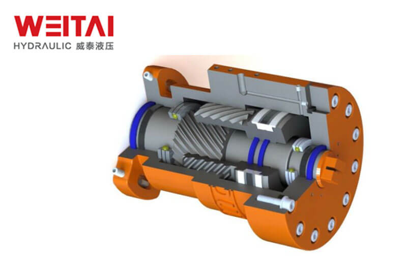 Inner Structure of Hydraulic Rotary Actuator