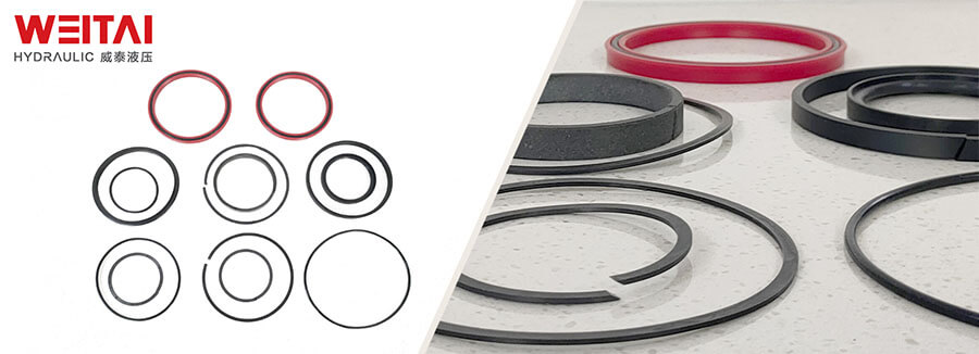 different seals of hydraulic rotary actuator