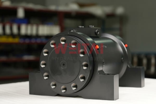 helical hydraulic rotary actuator